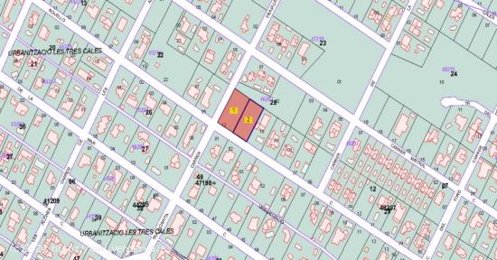 Dos parcelas urbanas contiguas de 893 y 805 M2 - TARRAGONA