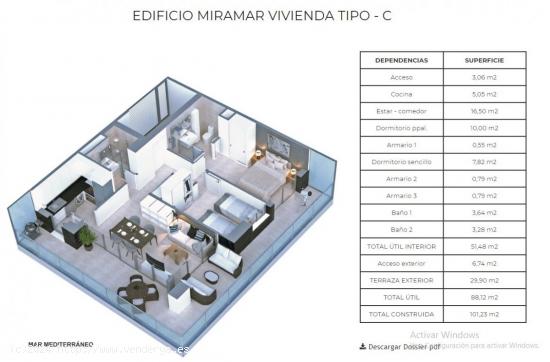 Nueva Construcción de apartamentos en Marina D'Or - CASTELLON