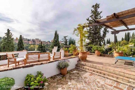 Propiedad de 5 viviendas con encanto en el Albaicin con mirador a la Alhambra. - GRANADA