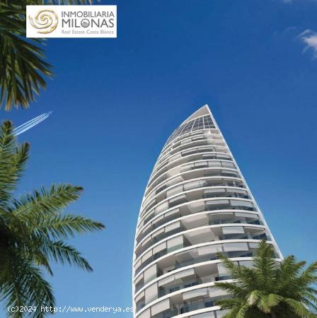 DELFIN TOWER – Exclusivos y lujosos apartamentos de obra nueva en Playa Poniente. - ALICANTE