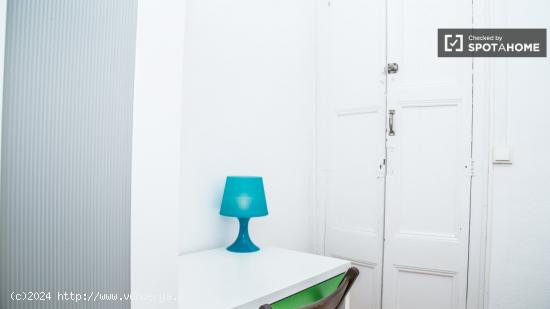 Luminosa habitación con armario independiente en piso compartido, El Raval - BARCELONA