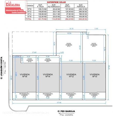  PARCELAS PARA ADOSADOS EN ZONA RESIDENCIAL CAMPOS. IBI - ALICANTE 