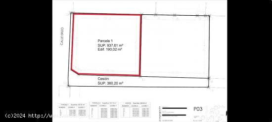 PARCELA DE 937 M2 Y EDIFICABILIDAD DE 190M2, URBANA EN LA PLAYA DE LA BARROSA - CADIZ