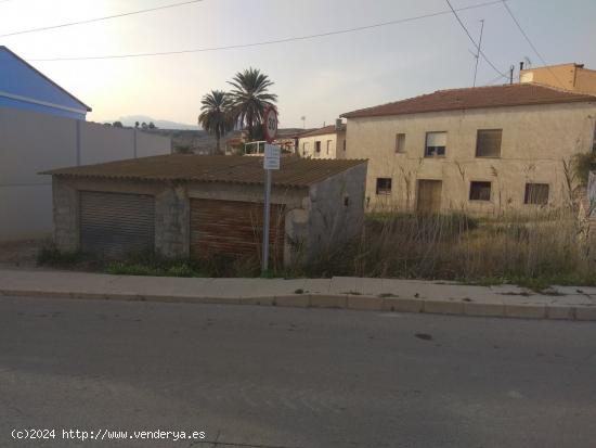 Parcela de suelo urbano bien situada en casco urbano de Archena. - MURCIA