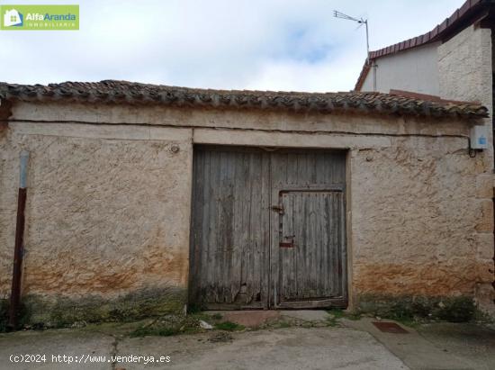 COCHERA ALMACÉN EN TERRADILLOS DE ESGUEVA. IDEAL PARA CONSTRUIR VIVIENDA UNIFAMILIAR - BURGOS