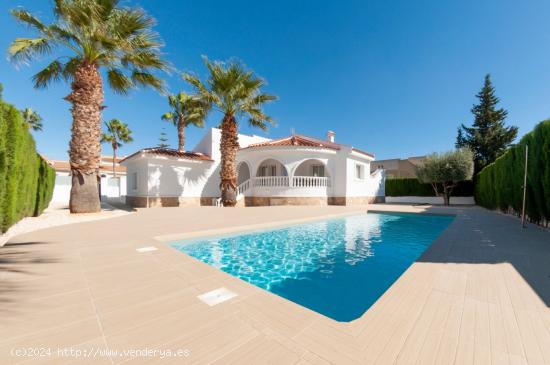  VILLA ESTILO MEDITERRÁNEO EN VENTA, LLAVE EN MANO! - ALICANTE 