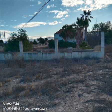 FINCA CON CONSTRUCION EN CABECICOS BLANCOS  LIBRILLA - MURCIA