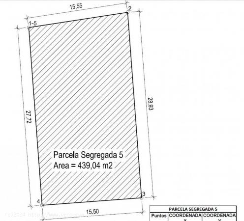  SOLAR en Chirivel zona Periferia, 439,04 m2. para CHALET - ALMERIA 