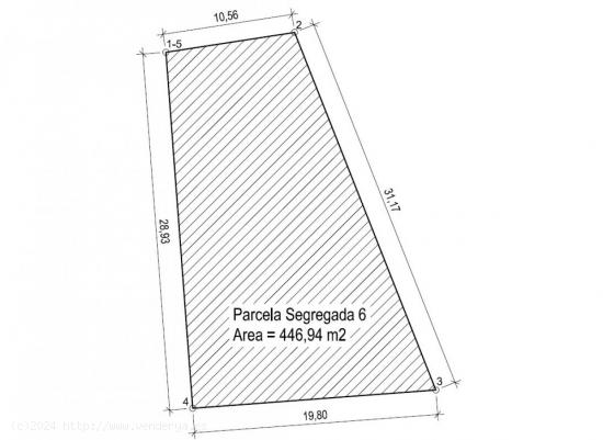 SOLAR en Chirivel zona Periferia, 446,94 m2. para CHALET - ALMERIA