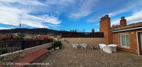 atico en la zona alta 6 habitaciones, 2 baños, terraza y unas divinas vistas - BARCELONA