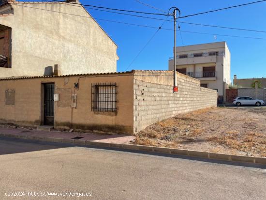 PARCELA A 3 CALLES DE 485 METROS ZONA MARLINA - MURCIA