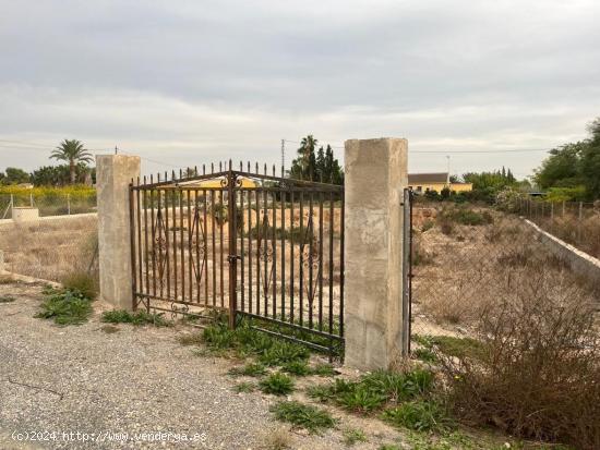  PARCELA URBANA EN MATOLA - ALICANTE 