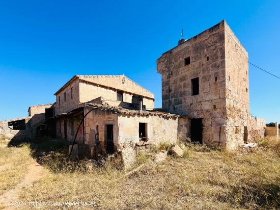 Finca rústica con terreno para renovar en Campos. - BALEARES