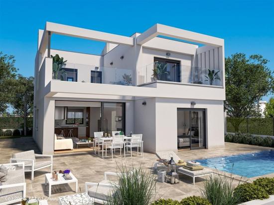 primera linea golf:villas de obra nueva - MURCIA