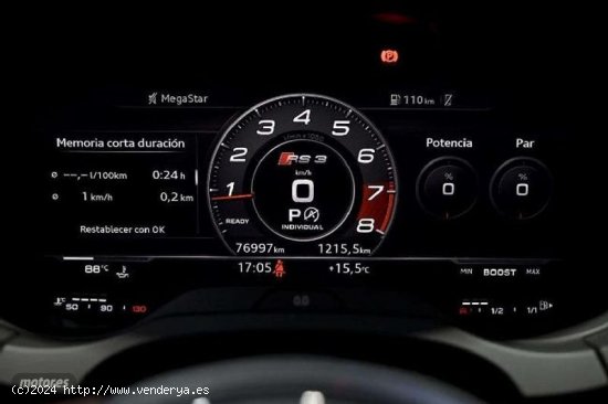 Audi RS3 Sportback Quattro S Tronic 294kw de 2019 con 76.931 Km por 43.990 EUR. en Madrid