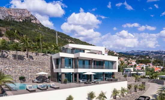 Nueva Promocion en Calpe de 6 Villas de lujo modernas e independientes con vistas al mar - ALICANTE