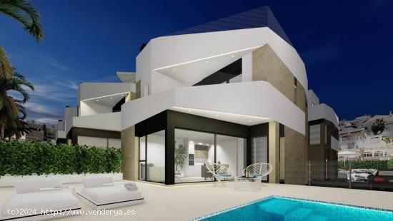 VILLAS PAREADAS DE OBRA NUEVA EN ORIHUELA COSTA - ALICANTE