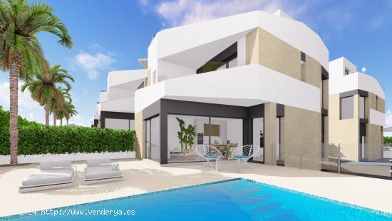 VILLAS PAREADAS DE OBRA NUEVA EN ORIHUELA COSTA - ALICANTE