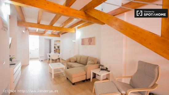 Moderno apartamento de 1 dormitorio en alquiler en Poblats Marítims, Valencia - VALENCIA