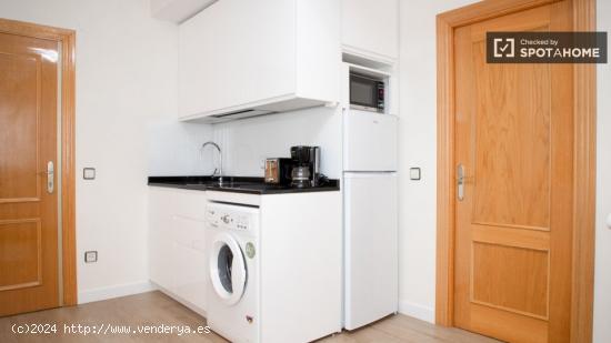 Encantador apartamento de 1 dormitorio con aire acondicionado en alquiler cerca de Atocha en Madrid 