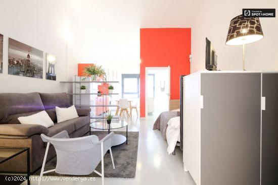  Elegante estudio con aire acondicionado en alquiler en Ciudad Lineal. - MADRID 