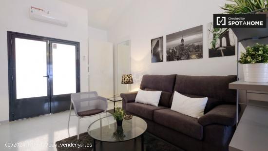 Elegante estudio con aire acondicionado en alquiler en Ciudad Lineal. - MADRID