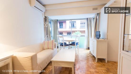 Luminoso apartamento de 1 dormitorio en alquiler en el exclusivo barrio de Salamanca - MADRID