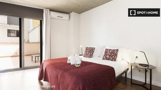 Soleado apartamento de 1 dormitorio en alquiler cerca del metro en el Eixample central - BARCELONA