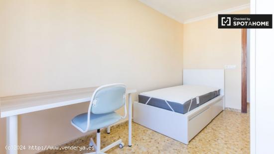 Habitación luminosa en alquiler en apartamento de 3 dormitorios, Benimaclet - VALENCIA
