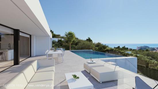  VILLA DE LUJO DE OBRA NUEVA EN CUMBRE DEL SOL - ALICANTE 