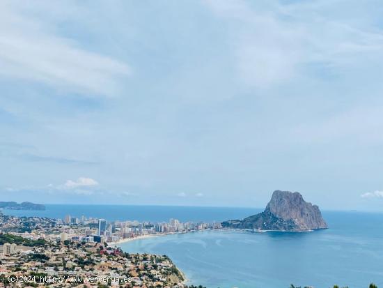 Villa de obra nueva en Calpe con excelentes vistas al Mar, Peñón, y a la bahia de Calpe - ALICANTE