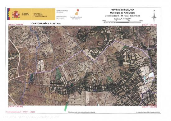 SE VENDEN 7 FINCAS RUSTICAS EN POLIGONO 2 DE ARCONES DESDE 1500€ - SEGOVIA