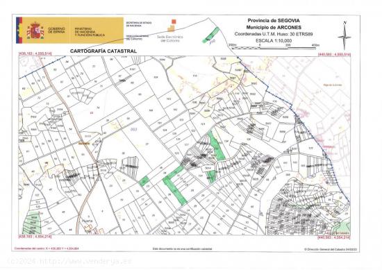 SE VENDEN 6 FINCAS RUSTICAS EN POLIGONO 3 DE ARCONES DESDE 5000€ - SEGOVIA