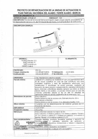 Terreno en venta en HACIENDA DEL ÁLAMO  - MURCIA