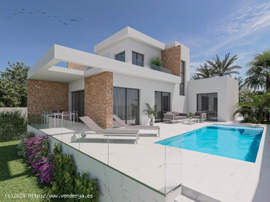  FANTÁSTICA VILLA INDEPENDIENTE DE NUEVA CONSTRUCCIÓN CON PISCINA EN SAN FULGENCIO - ALICANTE 