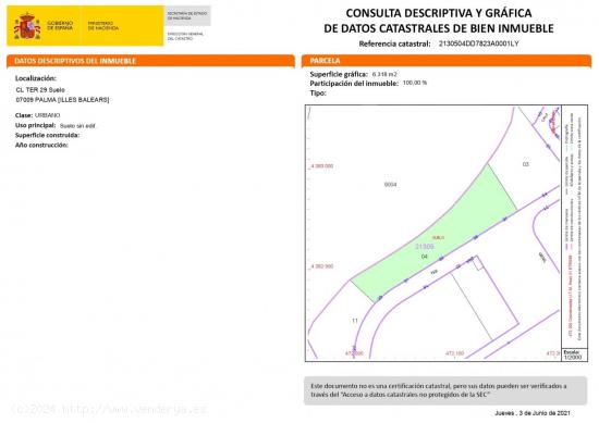 SOLAR INDUSTRIAL EN SON FUSTER, PALMA - BALEARES