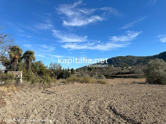 CASERÓN Y FINCA RÚSTICA A LA VENTA EN BOCAIRENT - VALENCIA