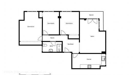 OPORTUNIDAD VIVIENDA VPO EN GANDÍA CON ASCENSOR, GARAJE Y TRASTERO. 3 HABITACIONES. - VALENCIA