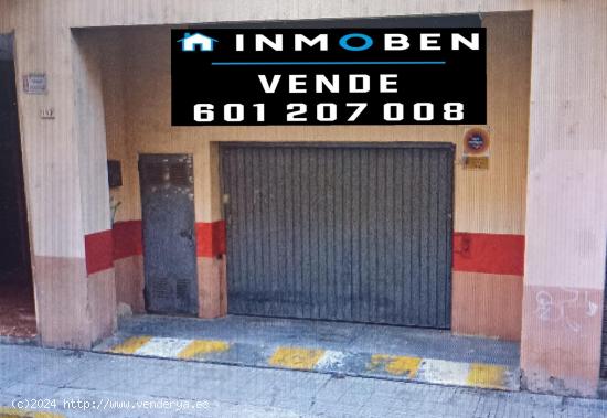 GARAJE EN VENTA EN CALLE FERROCARRIL DE ALCOY CON BUEN ACCESO - VALENCIA