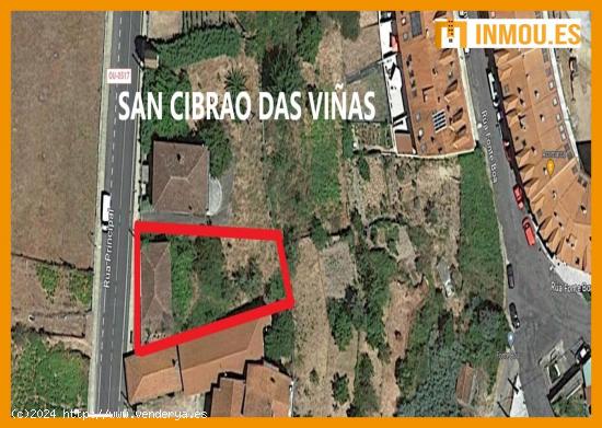 Se vende solar en San Cibrao Das Viñas con Proyecto y licencia para edificación en Altura - ORENSE
