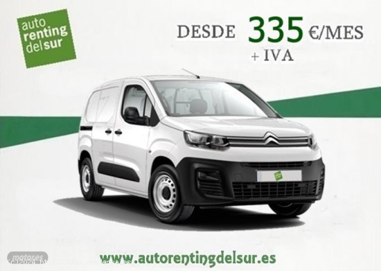  Citroen Berlingo VAN CONTROL HDI 100CV de 2024 por 335 EUR. en Sevilla 