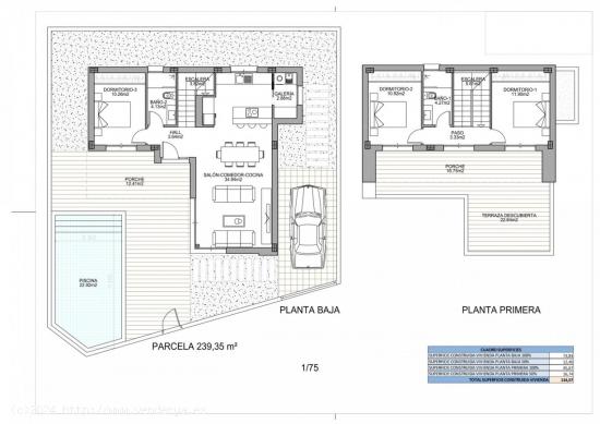 VILLA INDEPENDIENTE MODERNA DE 3 DORM. DE NUEVA CONSTRUCCIÓN EN BENIJOFAR(ALICANTE) - ALICANTE