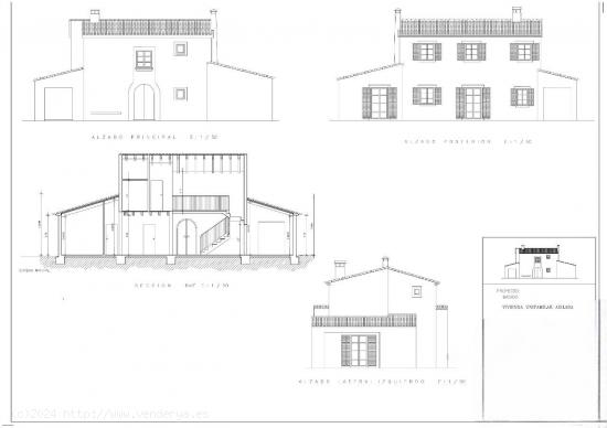 Bonito terreno con proyecto básico - BALEARES