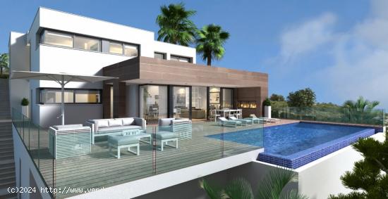 Chalet de lujo moderno en venta en Residencial Jazmines Cumbre del Sol - ALICANTE