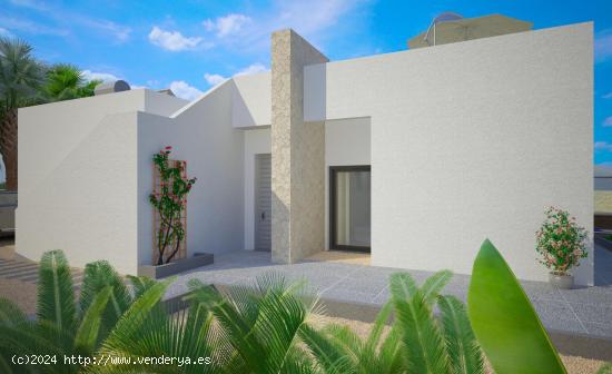 VILLA MODERNA EN UNA SOLA PLANTA DE 3 DORMITORIOS CON PISCINA PRIVADA EN BENIJÓFAR - ALICANTE