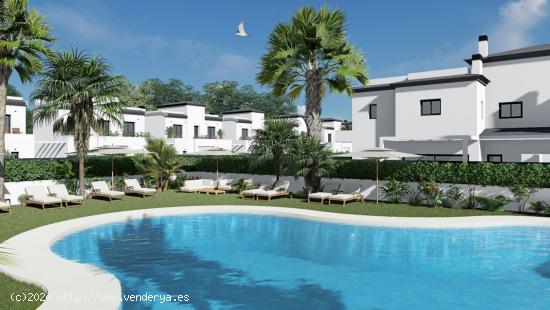 BUNGALOWS DE 3 DORMITORIOS EN RESIDENCIAL EXCLUSIVO EN GRAN ALACANT! - ALICANTE