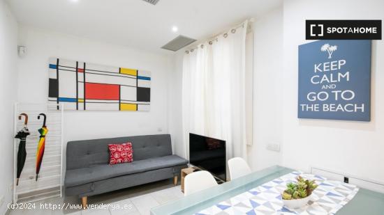 Moderno apartamento totalmente amueblado en la zona de la Barceloneta - BARCELONA