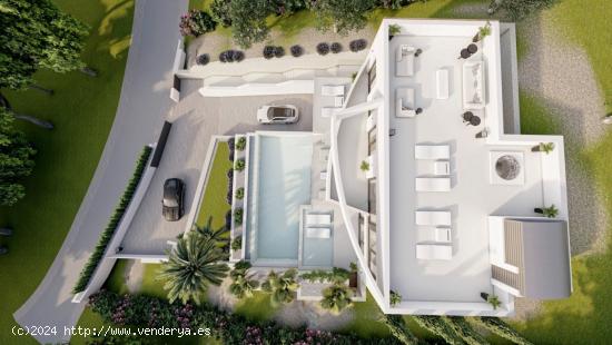 VILLA DE LUJO DE OBRA NUEVA EN ALTEA - ALICANTE