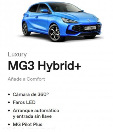 MG MG3 Hybrid+ LUXURY - Taco - La Laguna