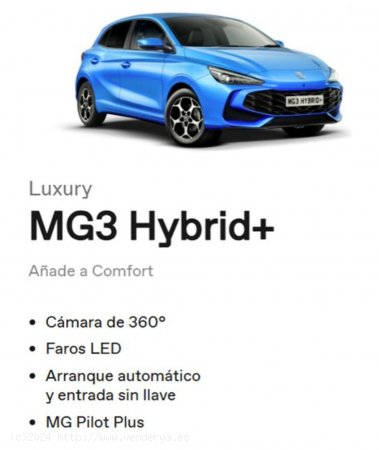 MG MG3 Hybrid+ LUXURY - Taco - La Laguna